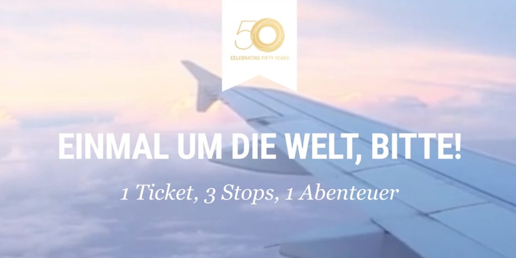 Around the World Ticket gewinnen