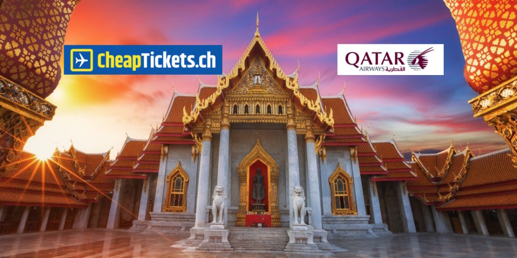 2 Qatar Airways Tickets nach Bangkok gewinnen