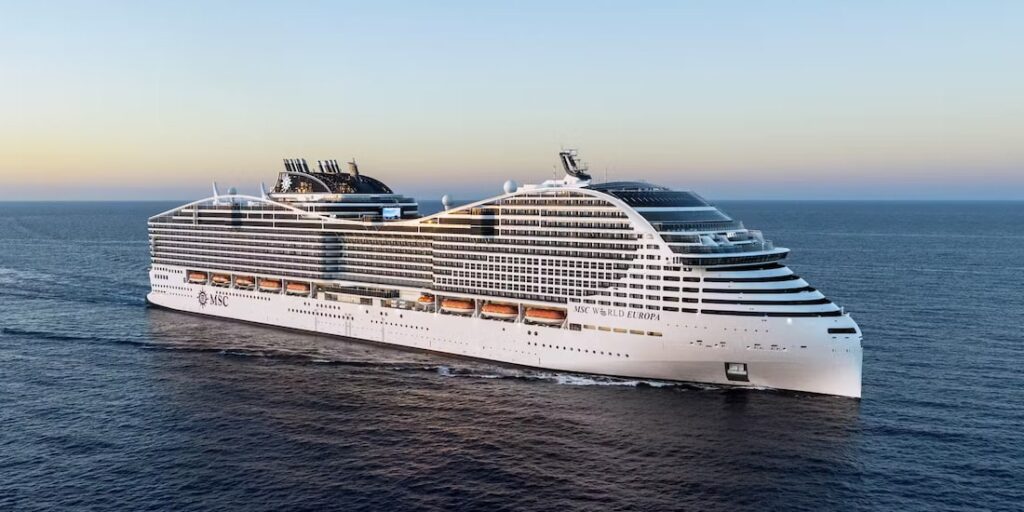 MSC World Europa Kreuzfahrtschiff