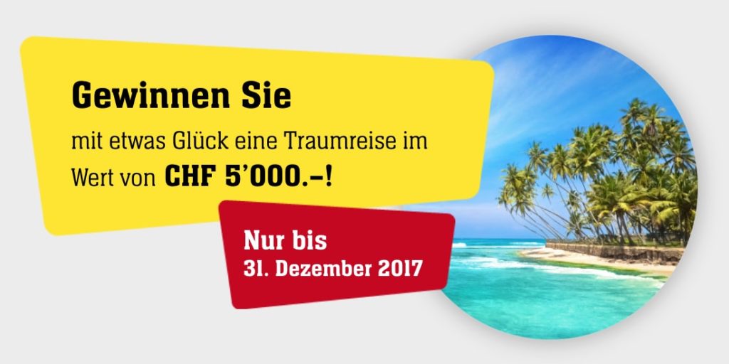 Zum Oswald Wettbewerb und Traumreise gewinnen