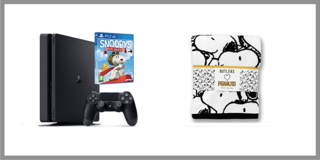 PlayStation 4 mit "Snoopy Spiel" gewinnen