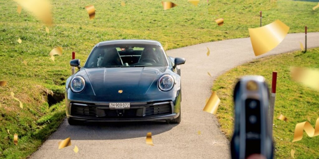 "Einen Tag lang Porsche fahren" gewinnen