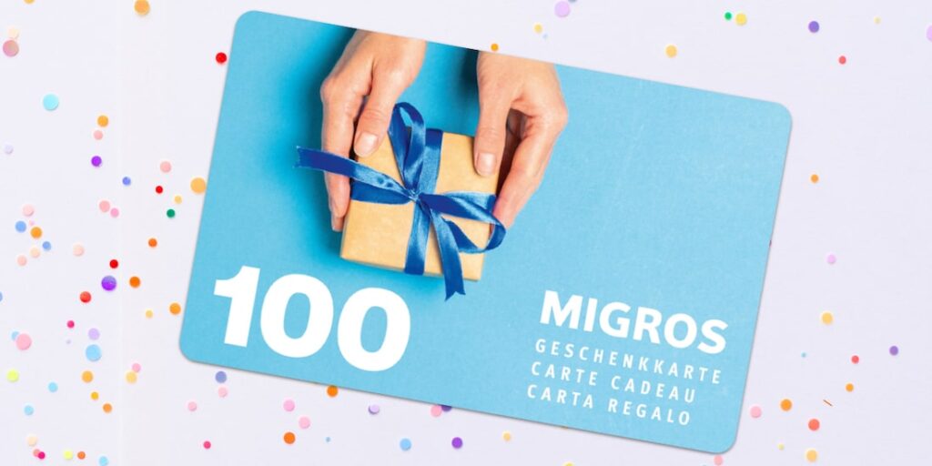 CHF 100 Migros Geschenkkarte