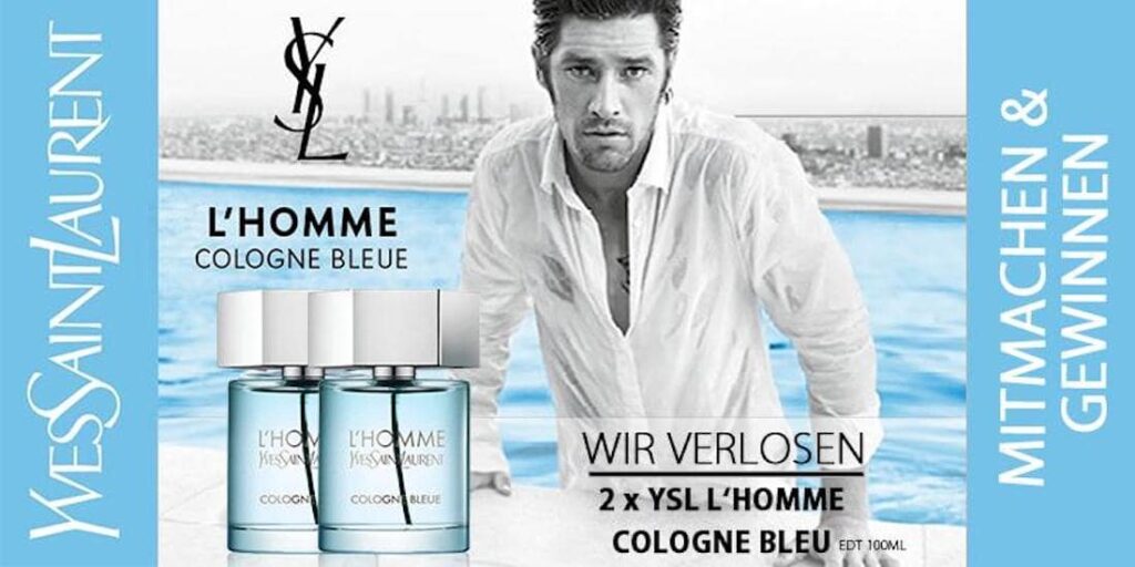 L'Homme Cologne Bleu Eau de Toilette von Yves Saint Laurent gewinnen