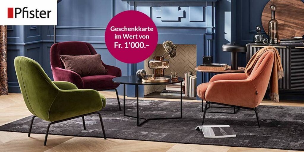 Möbel Pfister Gutschein gewinnen