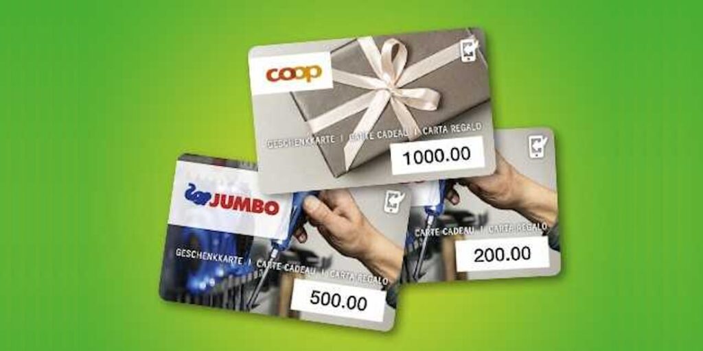 Coop & JUMBO Geschenkkarten gewinnen