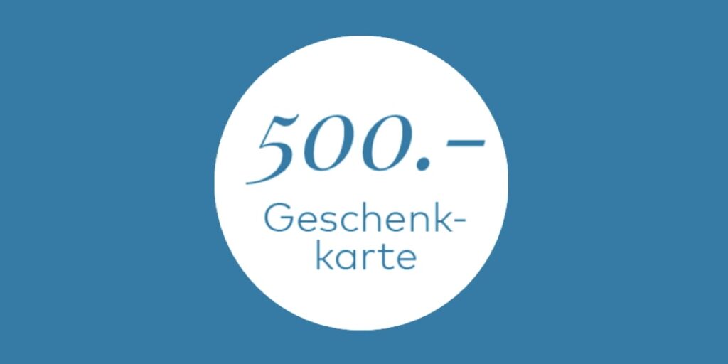 500 Franken CHRIST Geschenkkarte