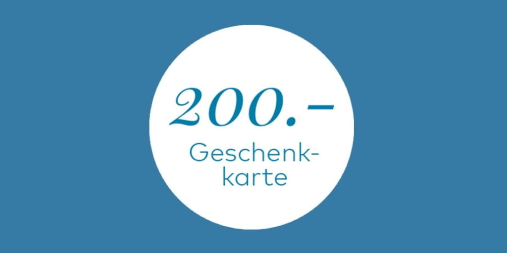 200 Franken CHRIST Geschenkkarte
