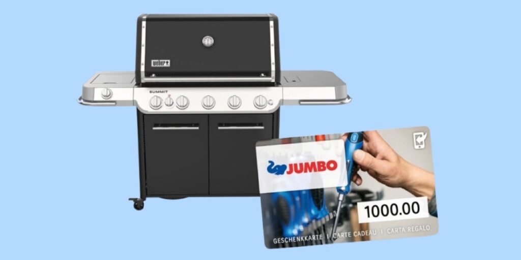 Weber Gasgrill und CHF 1'000 JUMBO Geschenkkarte