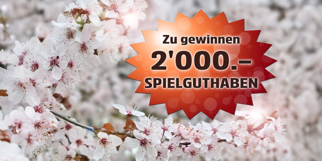 Swisslos Wettbewerb: CHF 2'000 Spielguthaben gewinnen