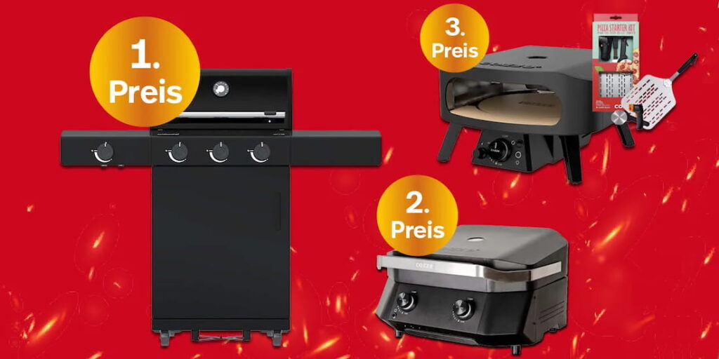 Outdoorchef Gasgrill, Cozze Plancha und Cozze Pizzaofen gewinnen