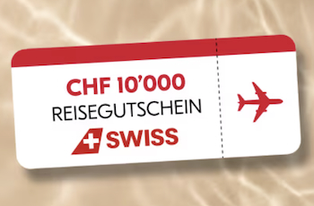 SWISS Reisegutschein gewinnen: CHF 10’000 SWISS Reisegutschein gewinnen: CHF 10’000