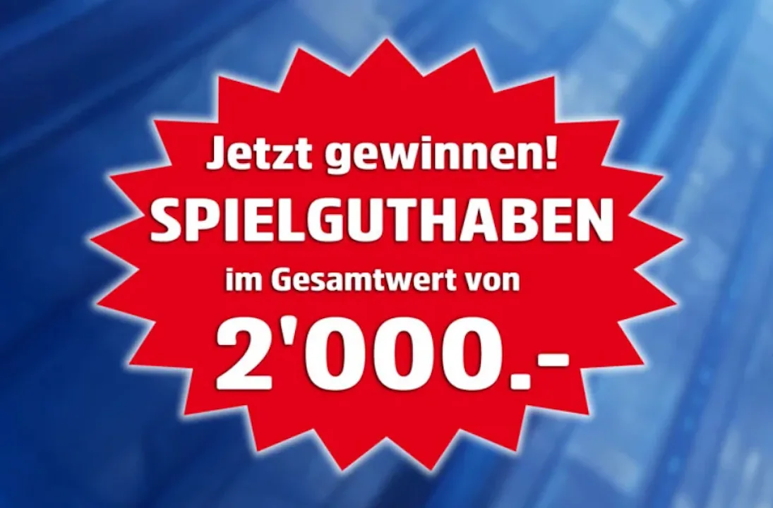 Swisslos Spielguthaben im Gesamtwert von CHF 2'000 gewinnen