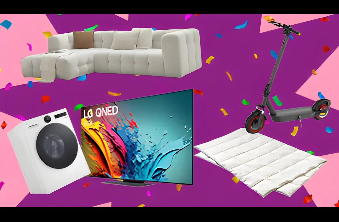 Conforama Preise gewinnen: Bobochic-Sofa, LG QNED TV, LG Waschmaschine, Ocean Drive E-Scooter und Bettwaren