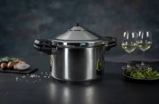 Gewinne einen Duromatic Inox 6 Liter Dampfkochtopf von Kuhn Rikon